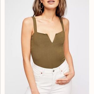Free people pippa v-wire bodysuit